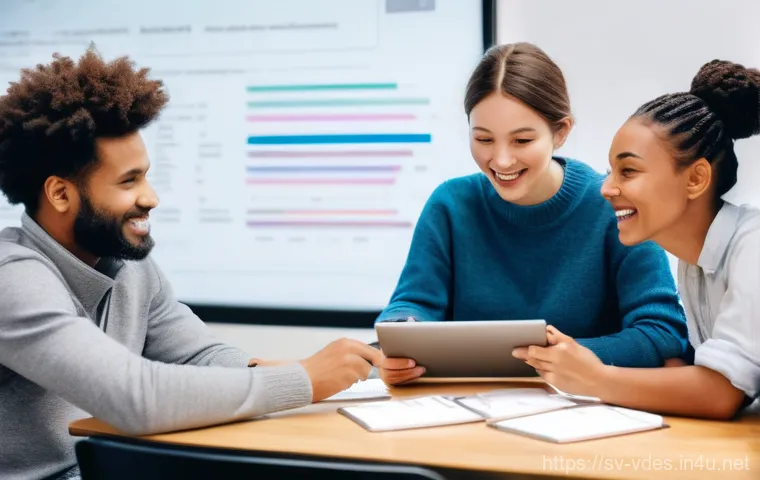 시각디자인 실무 vs 이론 - **Prompt:** A young, focused graphic designer, dressed in smart casual attire (jeans, a stylish but ...