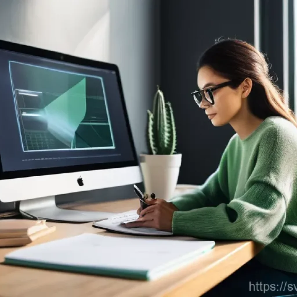 시각디자인 포트폴리오 실패 사례 - **Prompt 1: Innovative Digital Designer at Work**
    "A vibrant and well-lit modern design studio i...