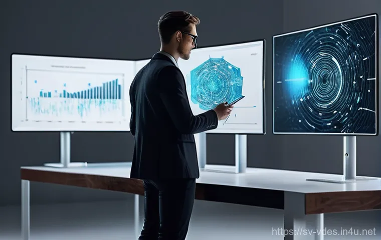 시각디자인 실기 준비법 - **Prompt:** A young graphic designer, dressed in stylish yet comfortable casual wear (like a fitted ...